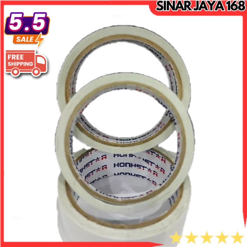 

Honhstar Double Tape Tissue 12mm 24mm 36mm MURAH