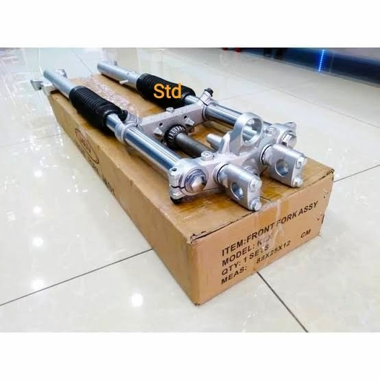 Shock Depan KLX 150 L Long Standart Shockbeker KLX not usd mgv wilwood - AGRAS STANDART