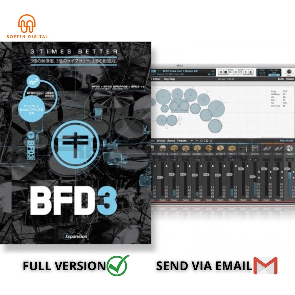 BFD3 Extreme Collection VST Plugin Third Generation of FXpansion’s Flagship Software Acoustic Drum S
