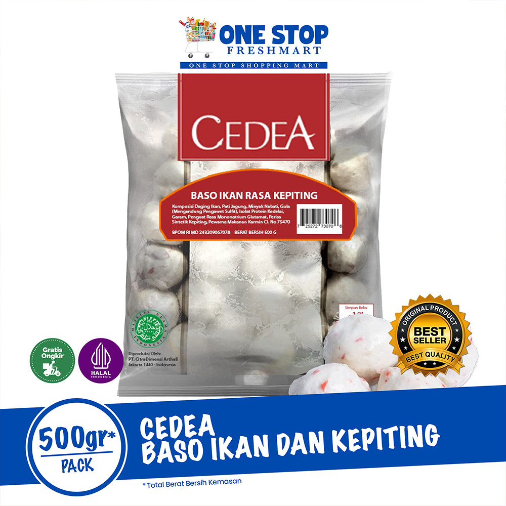 

CEDEA BAKSO IKAN DAN KEPITING 500gr