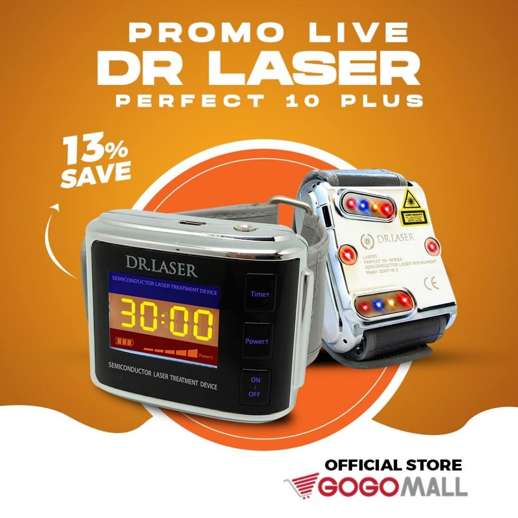 (Promo Live) Dr Laser Perfect 10 Plus Gogomall Tayang GoHealthy Metro TV Efektif Bantu Atasi Darah K