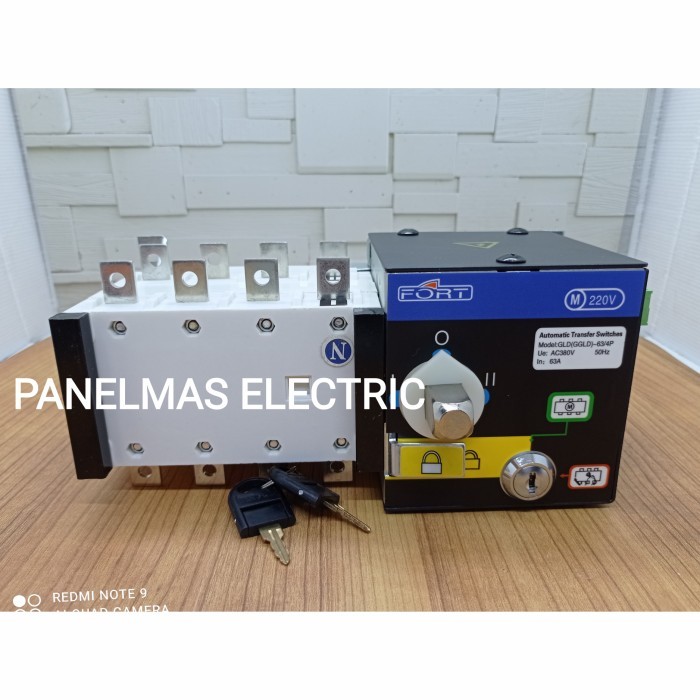 Cos motorized FORT ATS 63A 4P Change Over Switch motor Panel