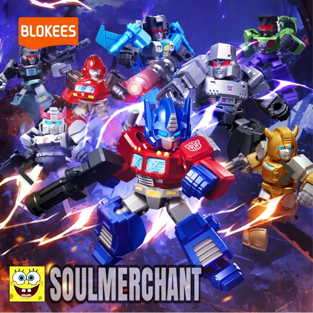 Blokees Transformers Galaxy Version Defender 01 Mix Bebas Pilih Optimus Megatron Secret