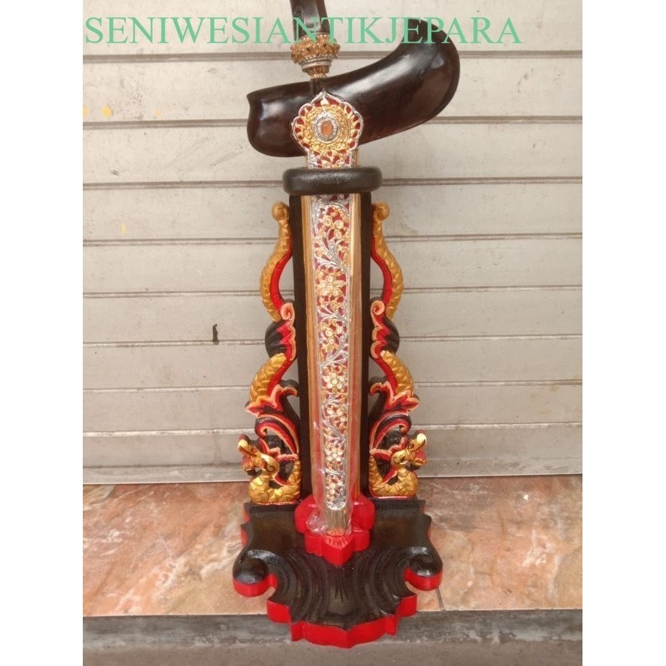 Jagrak Keris Semi Blawong Ukir Naga