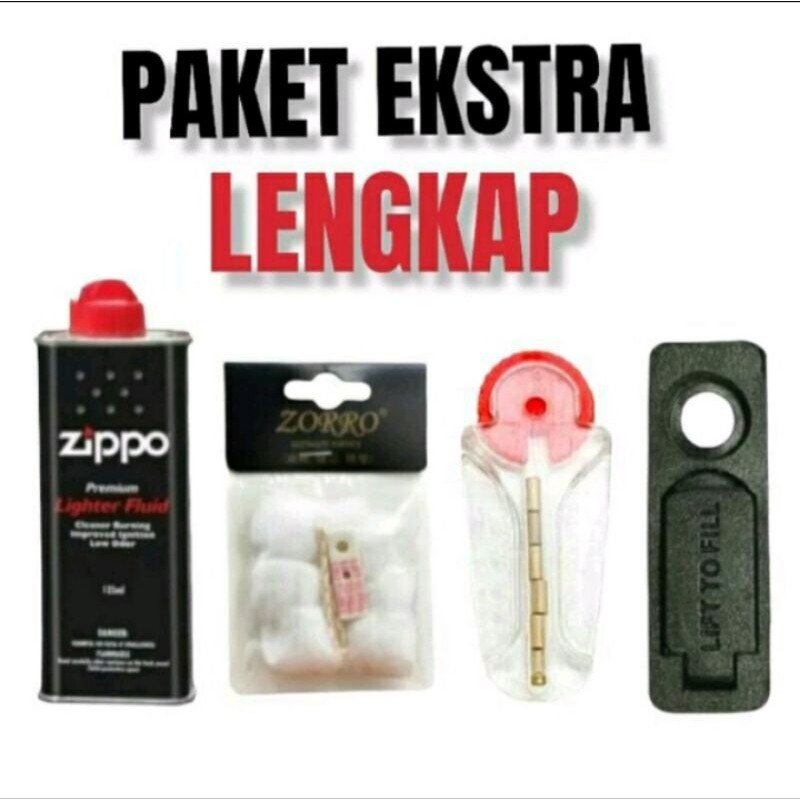 Paket Extra Lengkap Minyak Zippo