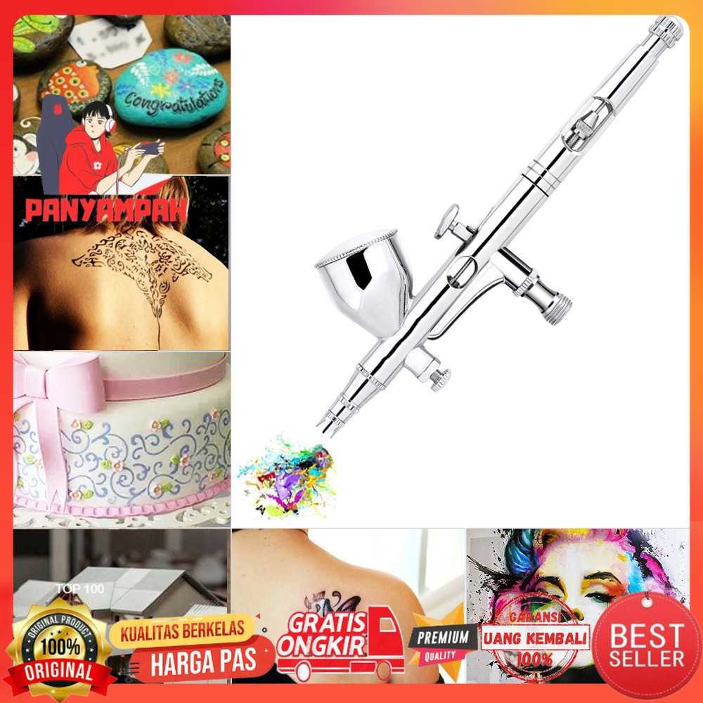 

Nasedal Airbrush Spray Gun Set Dual Action Tattoo Nail Art Painting - NT-180K-3