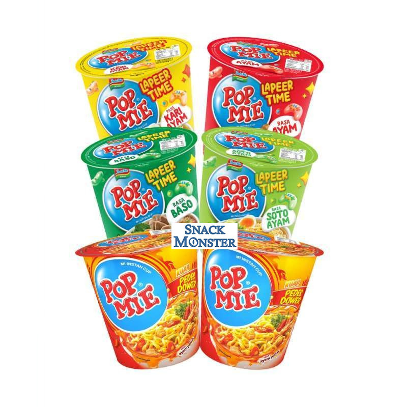 

Pop Mie Instant Cup Lapeer Time - Netto 75 gr