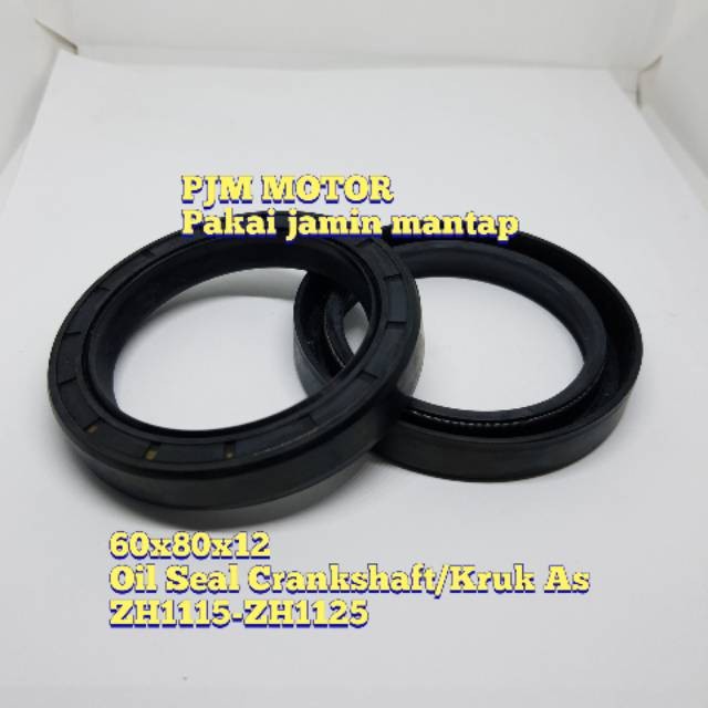 

OIL SEAL sil Crankshaft Kruk As Mesin Diesel Zh1115 Zh1125 Zh1130 Jiangdong 60x80x12 amplas