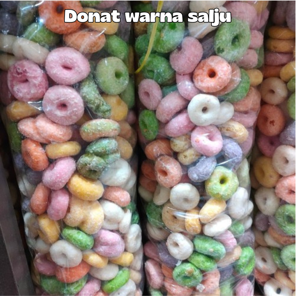 

COD PROMO donat jadul salju kering cemilan donat kering donat kering donat warna
