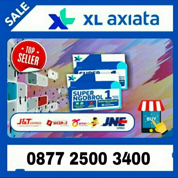 Nomor cantik kartu perdana XL 0877 2500 2400