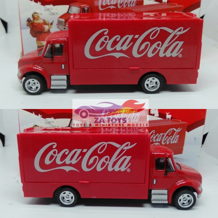 Pee99 Diecast Truck Box Coca Cola Wingbox Skala 1:76