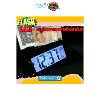 Bisa Cod Jam Meja Alarm Digital Estetik Jam Meja Smart Alarm Clock Jam Weker Meja Belajar Alarm Aest