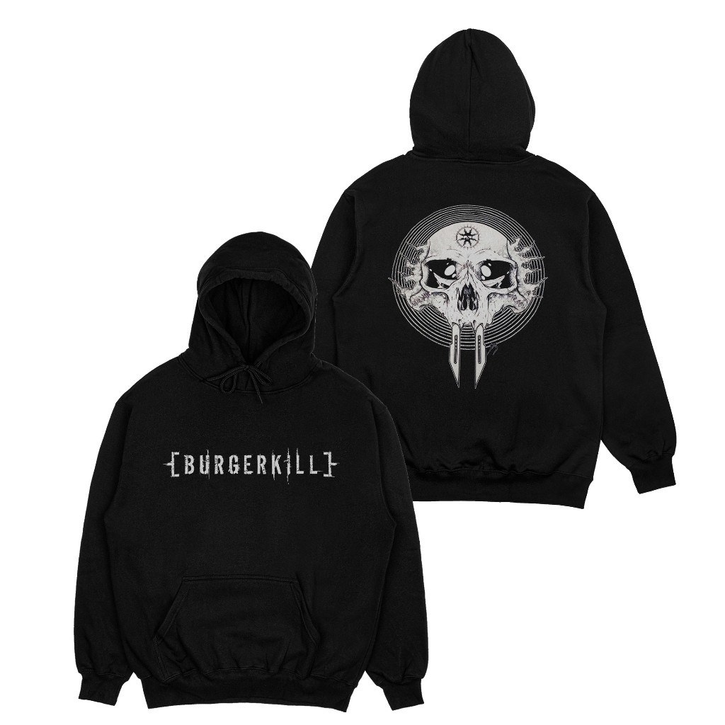 Sweater Hoodie Jumper Distro Band Metal Burgerkill x Maternal Disaster Premium Quality Bahan Katun S