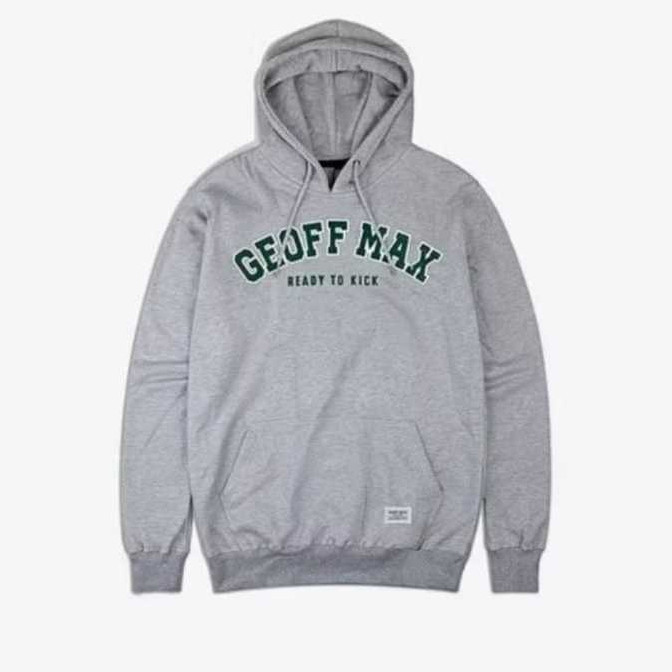 Geoff max -Escuela grey -hoodie sweater unisek | jaket pria wanita