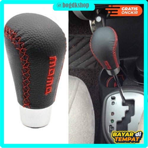 Shift Knob Kulit Racing Persneling MOMO Gear Knobs Tuas UNIVERSAL Mobil Manual - Momo