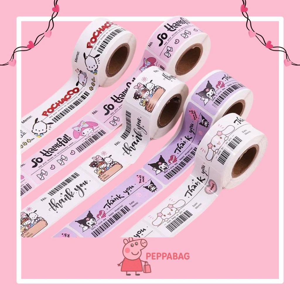 

120pcs/Roll Sticker Sanrio Kuromi Melody Cute Stiker Tape Washi Tape Masking Tape - ES0566