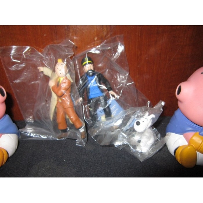 Vintage Tintin Figure set 3 figure
