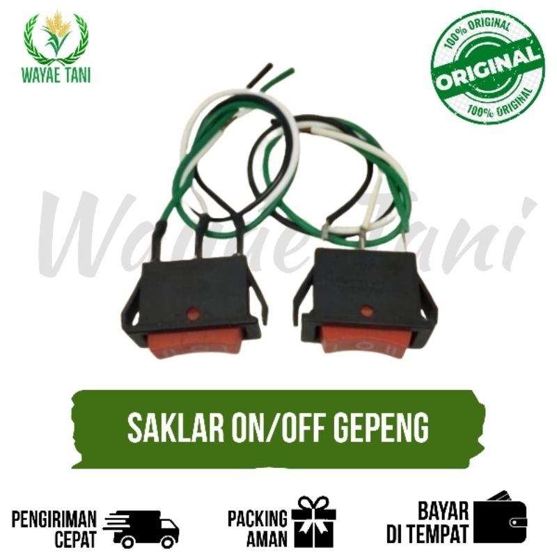Saklar On Off Gepeng Plus Kabel Sprayer Elektrik - Chota CTE 16 Liter
