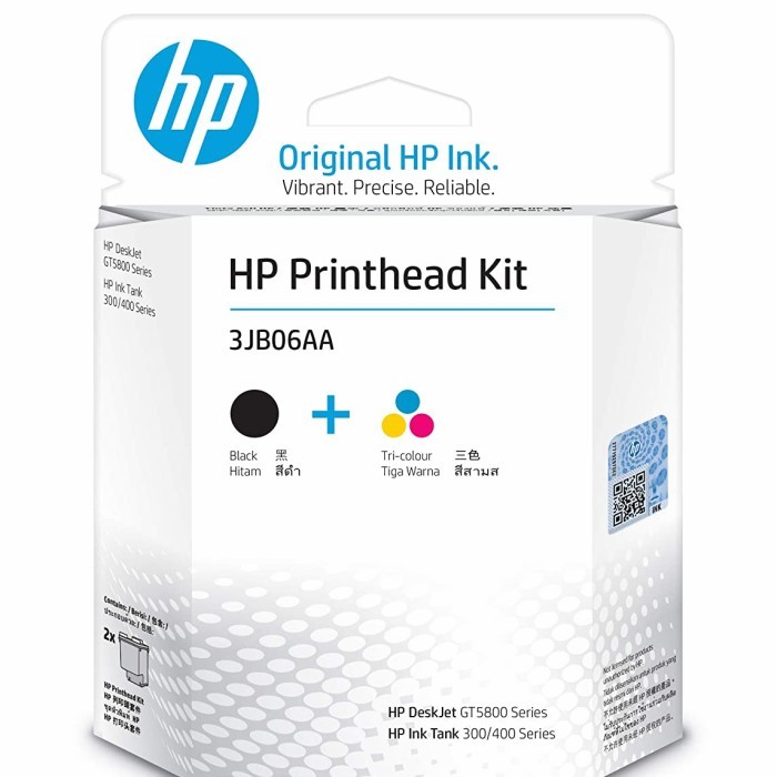 Printhead Cartridge HP GT5810 GT5820 Black+Color Original