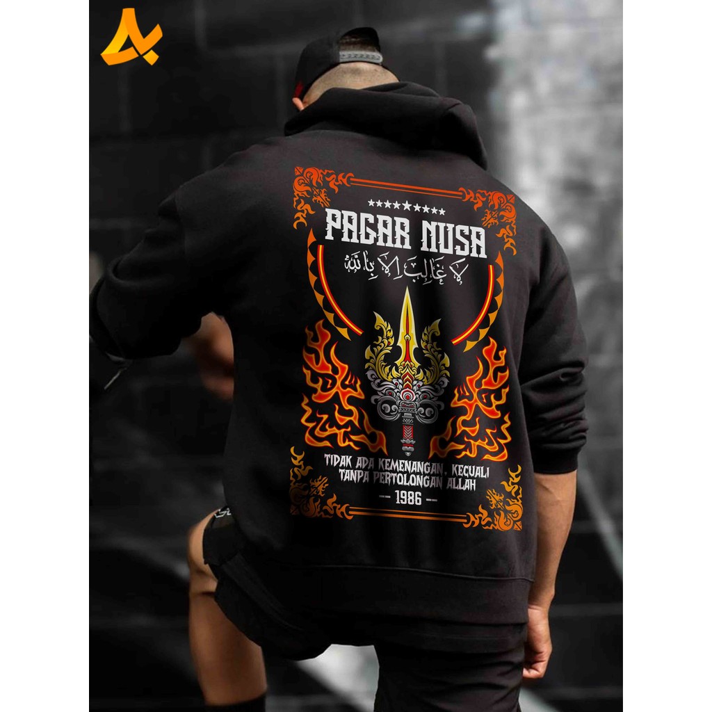 Jaket Hoodie TRISULA PAGAR NUSA 1986 Terbaru - Kaos PAGAR NUSA Distro Senyapn Gasmi Ligas Geng Pukul