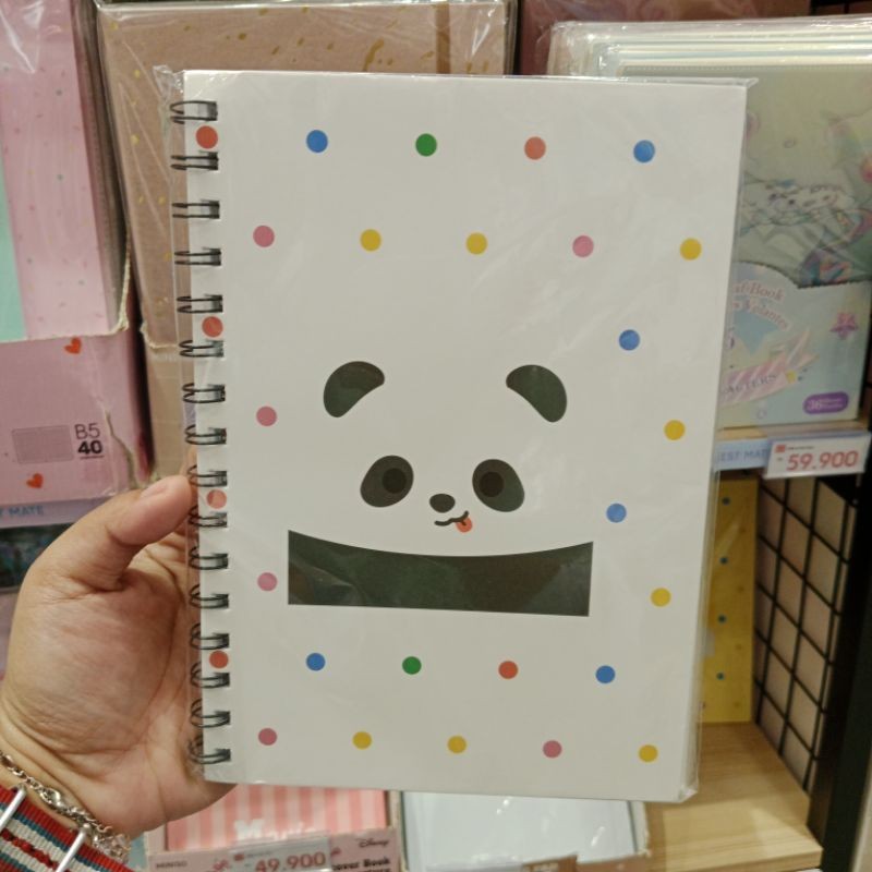 

MINISO Animal Faces Collection A5 Wire-bound Book (64 sheets) Buku Notebook