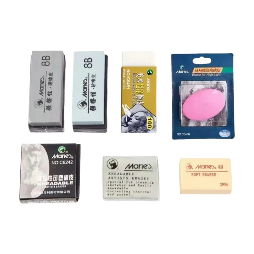 

Maries Painting Plasticity Rubber Soft Eraser Wipe highlight Kneaded Rubber For Art Drawing Design Sketch Plasticine Stationery