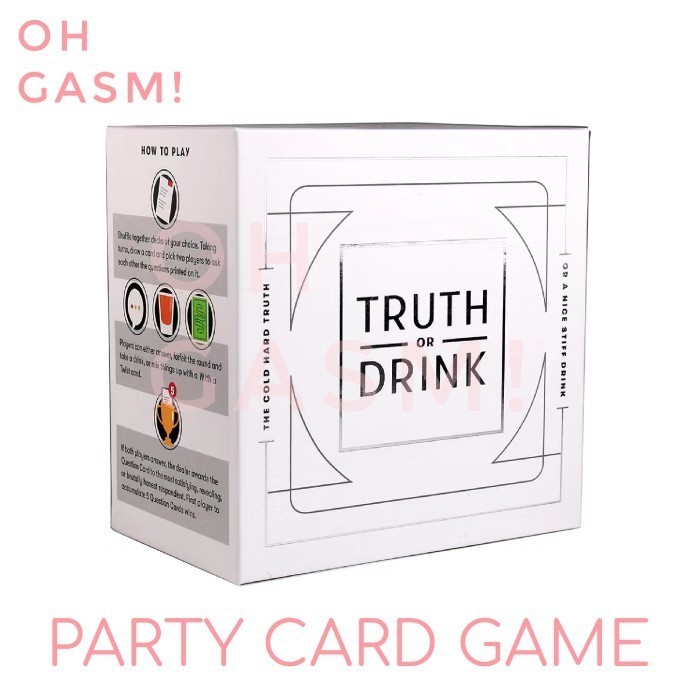 TRUTH OR DRINK CARD GAME PARTY CARD GAME COUPLE CARD GAME BOARD GAME