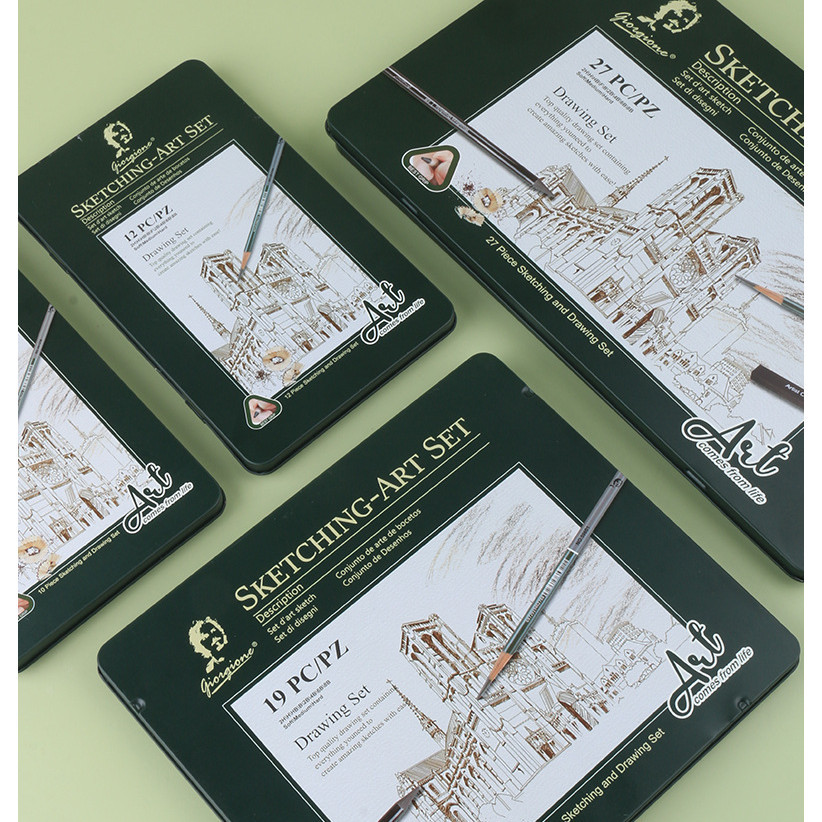 

Ay00! Giorgione Pensil Sketsa Set Pensil Karbon untuk Mahasiswa Seni Pensil 2B untuk Pemula Pensil