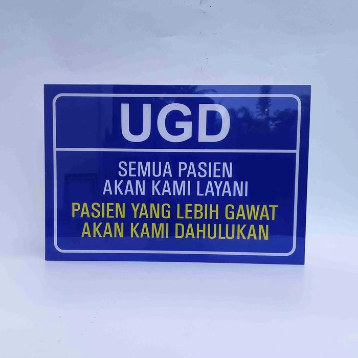 

Akrilik UGD (Semua Pasien Akan Dilayani)