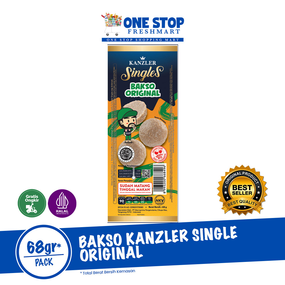

KANZLER SINGLES BAKSO 68GR