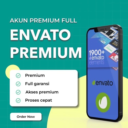 Akun ENVATO ELEMETS 1 tahun | envato 2 bulan | envato 3 bulan | envato 1 tahun