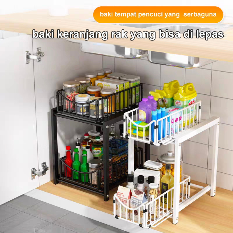 Wowonoo Rak Dapur Stainless steel Rak Lemari Dapu Dpsr