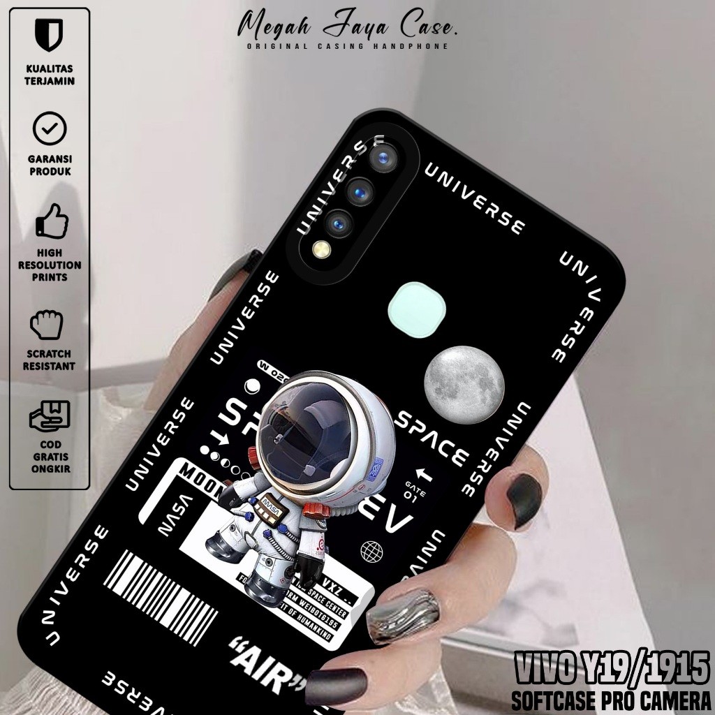 Softcase Hp VIVO Y19 / VIVO 1915 - Case Hp VIVO 1915 / VIVO Y19 Motif PLNT - Casing Hp VIVO Y19 - So