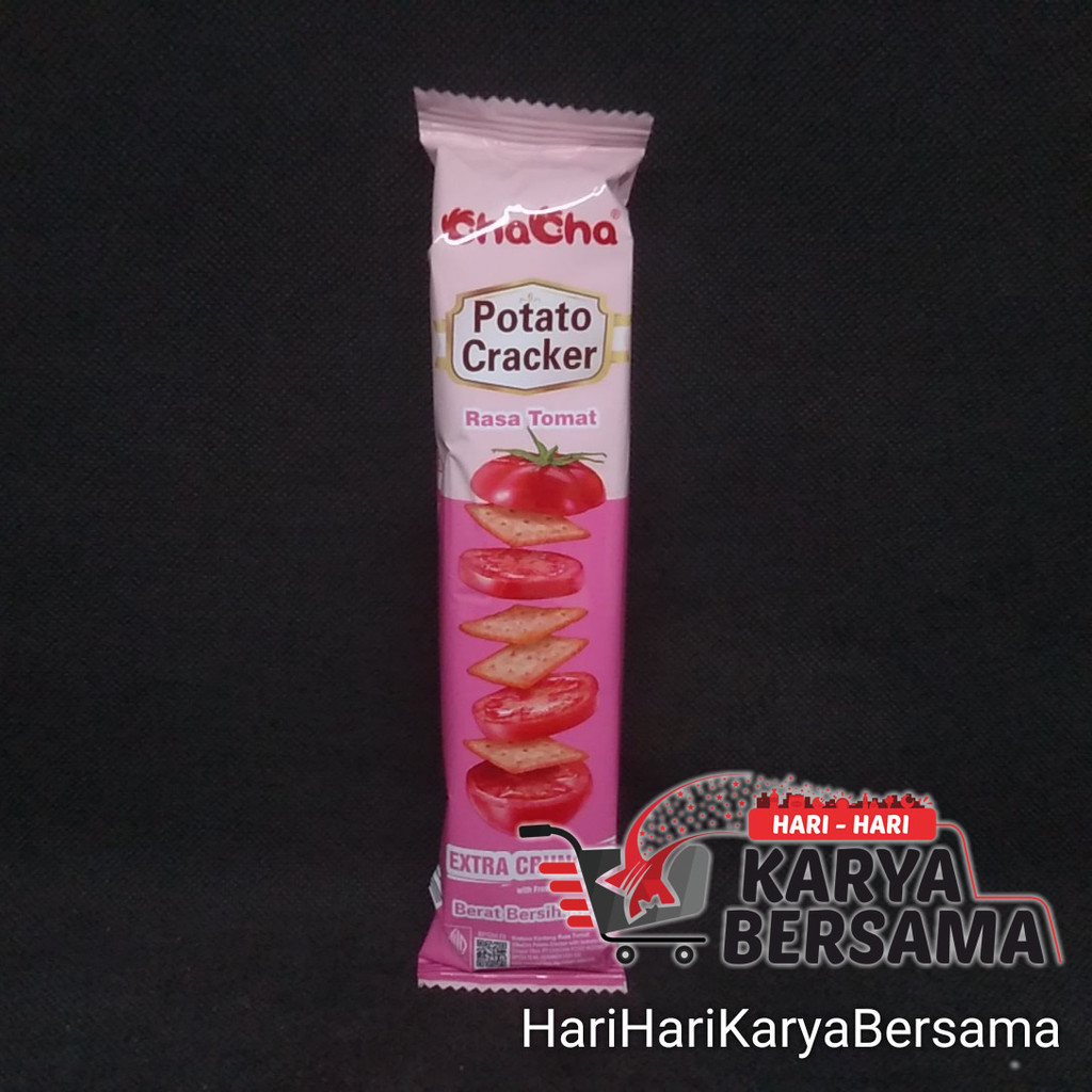 

MAKANAN RINGAN CHACHA POTATO RASA TOMAT EXTRA CRUNCHY 35GR