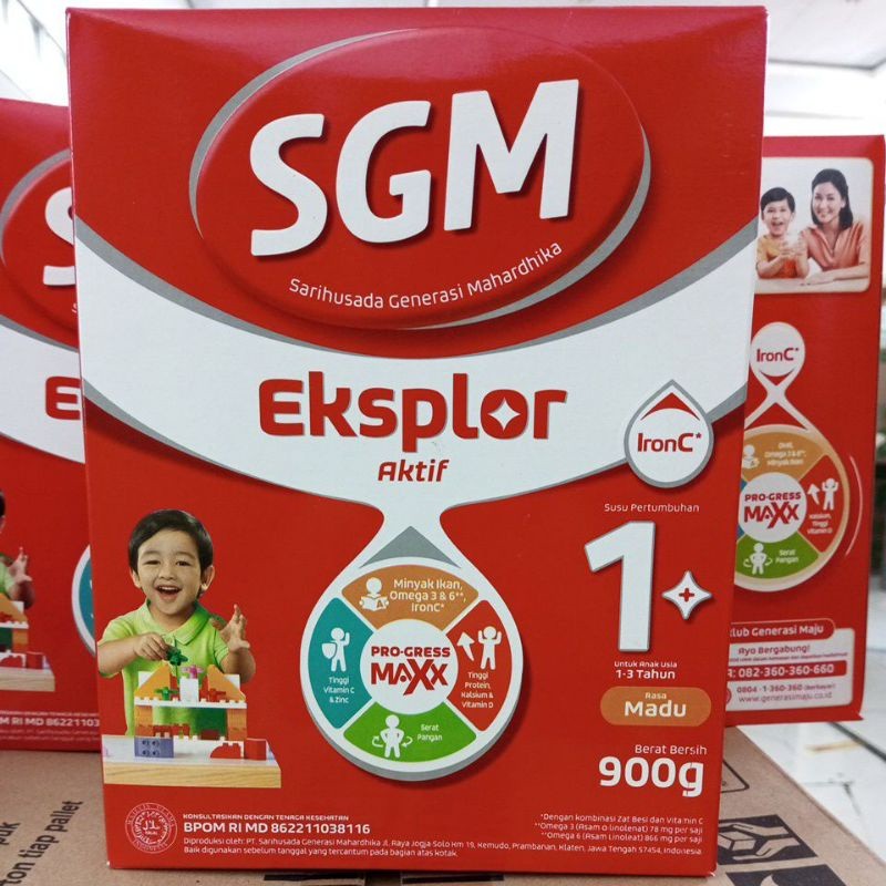 SGM 1+ 1 plus rasa madu 600 gr 900 gr 900 gram usia 1-3 tahun EXPIRED 2026