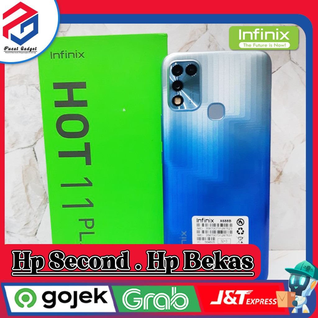 Infinix Hot 11 Play Ram 3/32GB | Ram 4/64GB Second Pusat Gadget