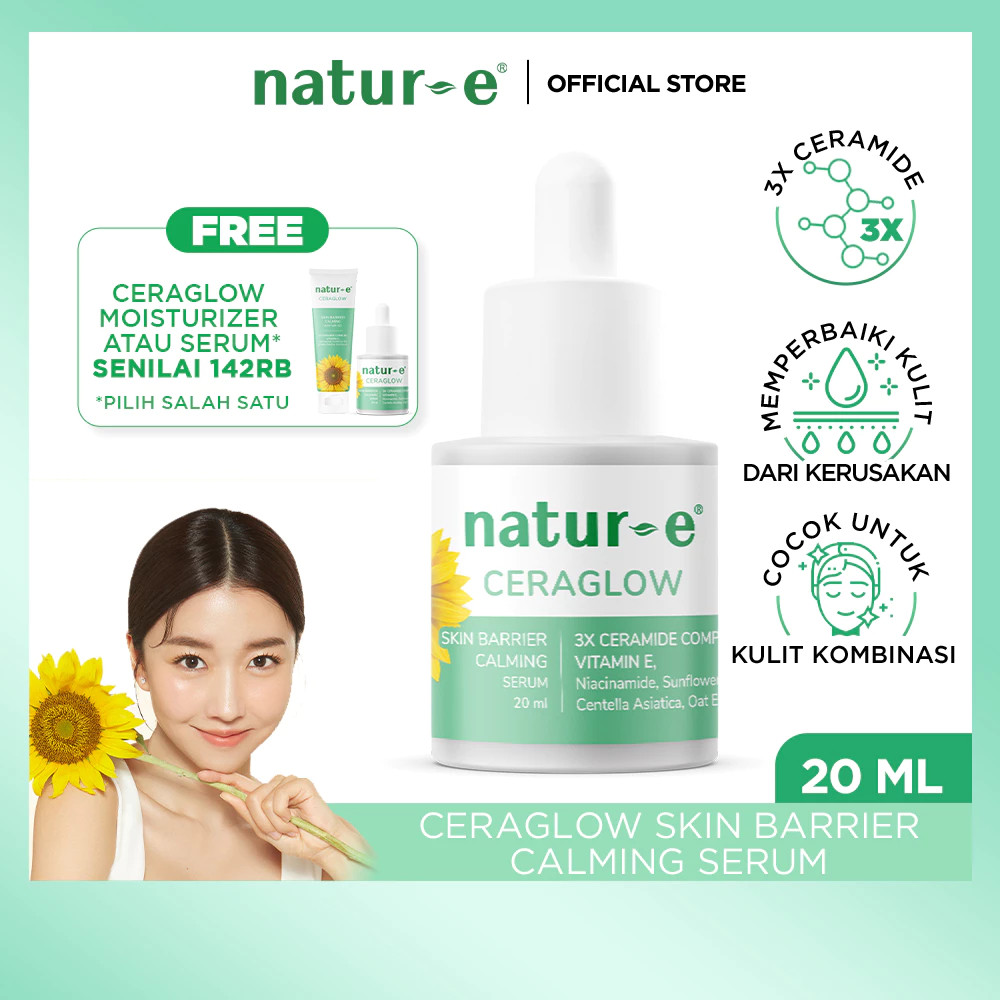 Natur-E Ceraglow Serum Melembabkan Dan Mencerahkan Kulit