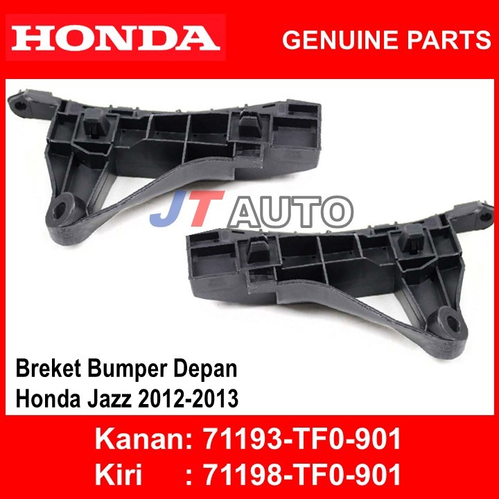 Breket Bumper Depan Kanan Kiri Honda JAZZ RS 2012 2013 Bracket Bemper Spacer GENUINE original