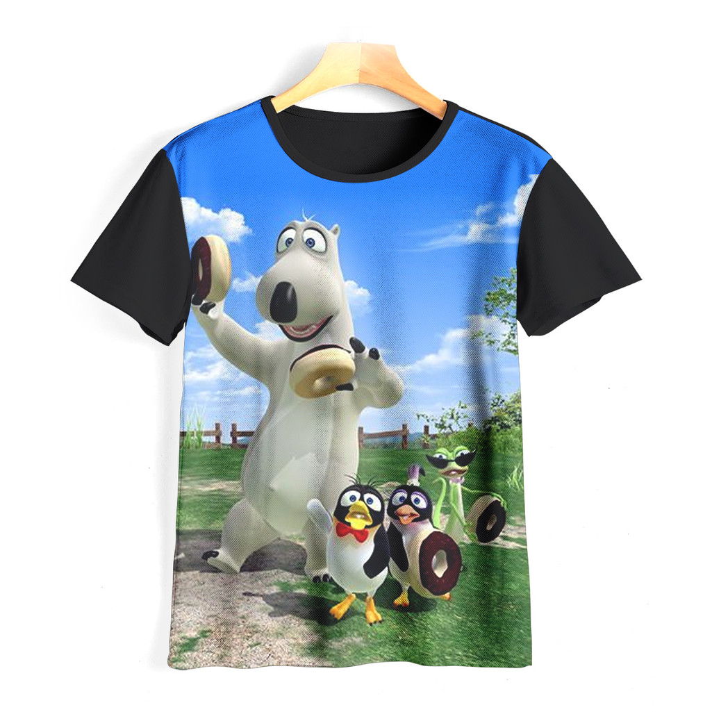 Kaos Bernard Bear Keren dan Adem | Kaos Kartun Bernard Bear Anak | 055KD063 Beranrd