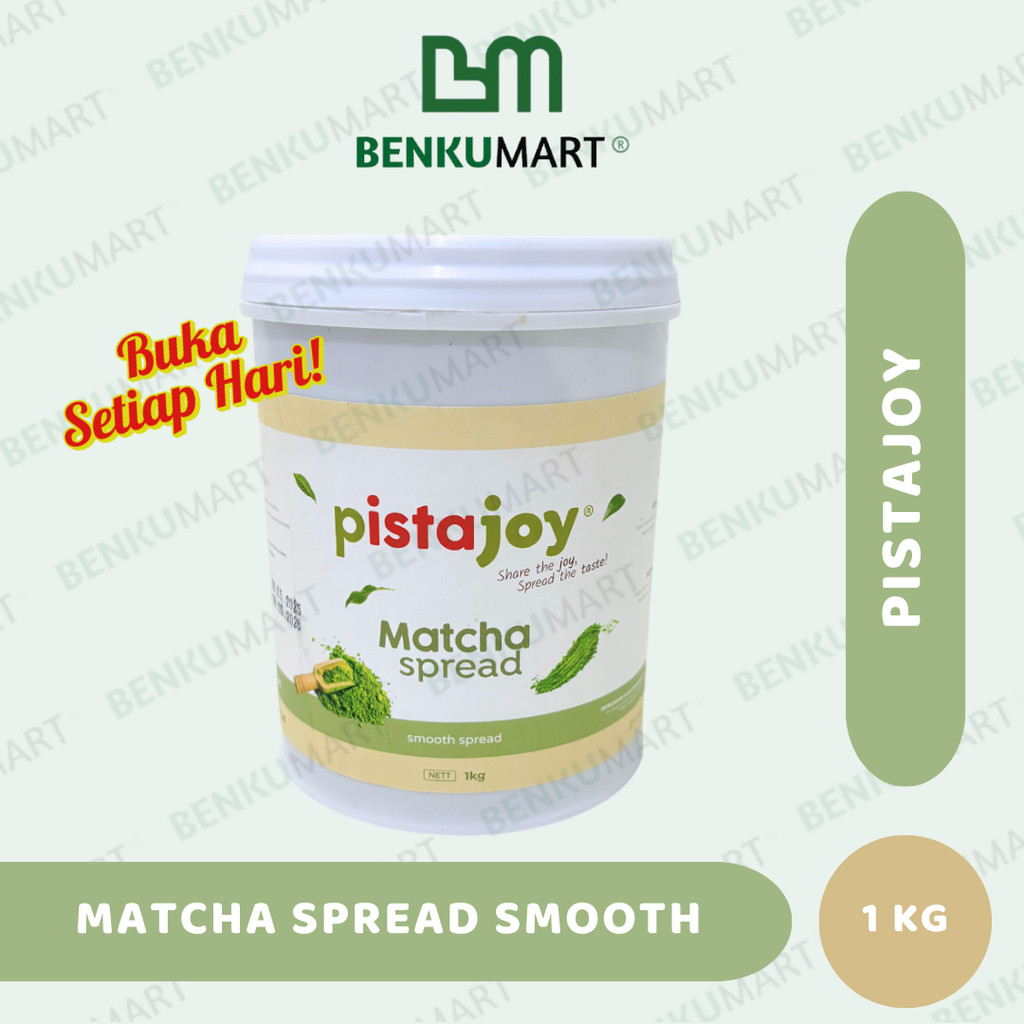 

Pistajoy MATCHA Spread Smooth 1 Kg – Selai Matcha Premium, Creamy, Halus & Siap Pakai
