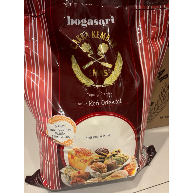 

TEPUNG TERIGU BOGASARI CKE CAKRA KEMBAR EMAS ORIENTAL 5 kg