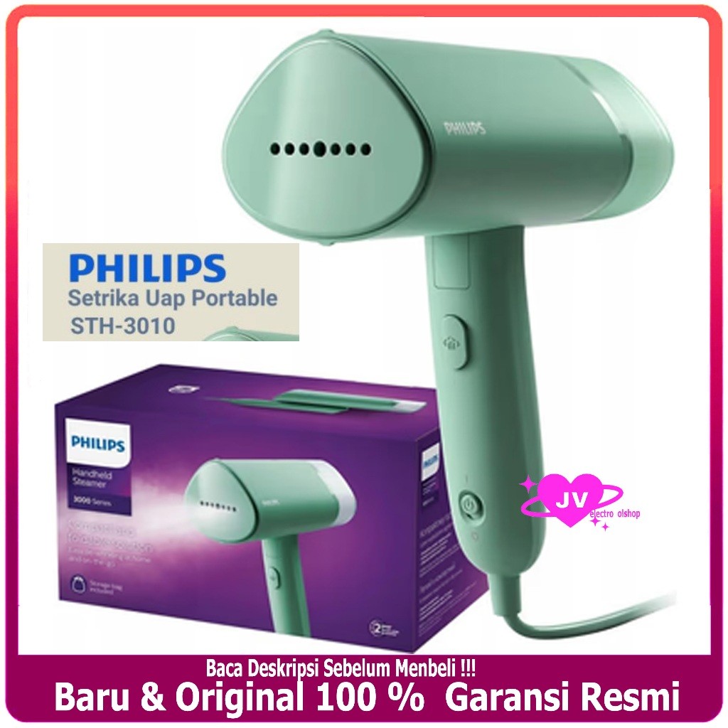 PHILIPS STH 3010 Handheld Steamer Philips / Setrika Uap Philips STH 3010/70 - Setrika Lipat - Setrik