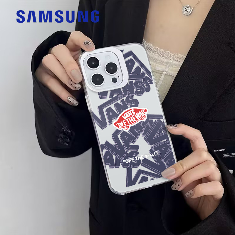CUSTOM CASE Vans logo Trendi dan bergaya seri Kompatibel untuk Samsung A55 A54 A05 A05S A14 A03S A12