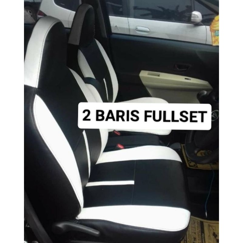 Sarung Jok Mobil Agya Ayla Brio Fullset Semi Kulit Sintetis TERLARIS