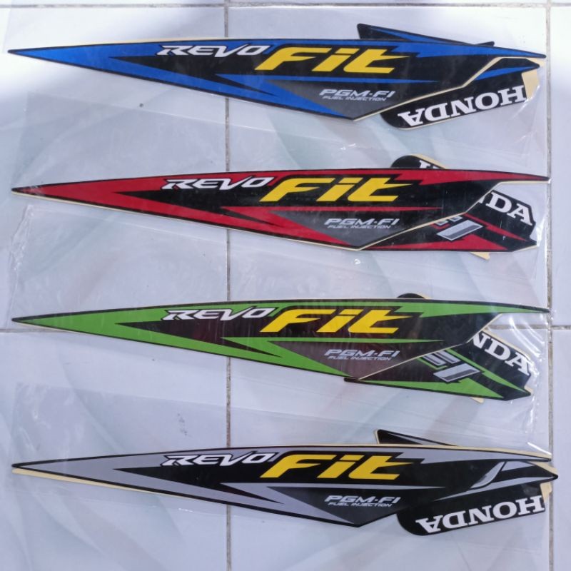 Striping Revo Fit 2017 2018 fi | sticker bodi motor revo fit injeksi