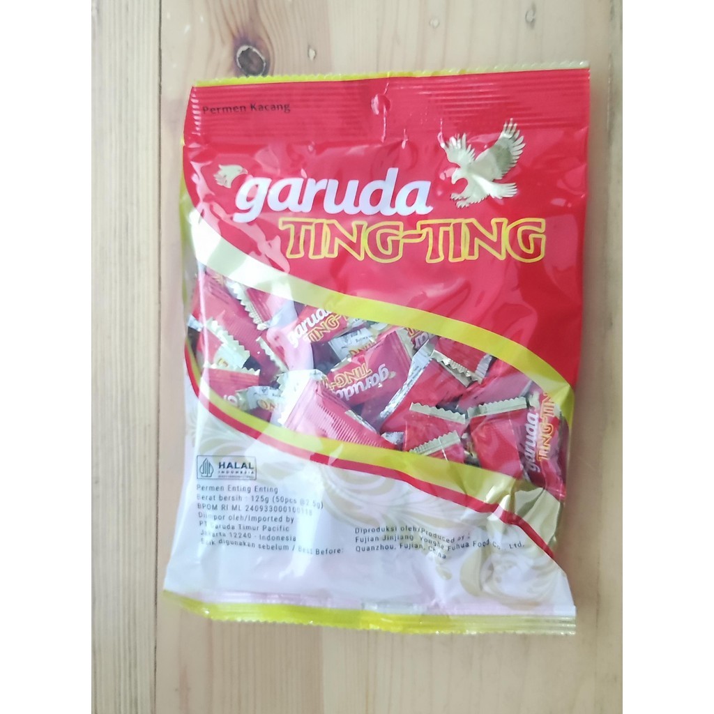 

Garuda Ting-Ting Permen Kacang 125 gr