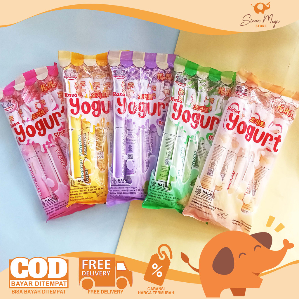 

KUSKUS Yogurt Stick 50ml / Minuman Stik Berbagai Rasa Murah Isi 5