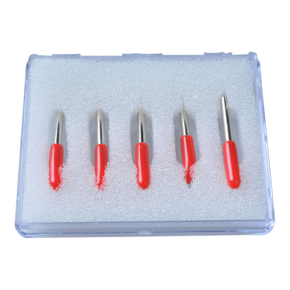 

Ving Tools 45 Degree Big Roland Vinyl Cutter Replacement Blades for Reflective Sheeting Cutting, N Grade 5pcs/pack