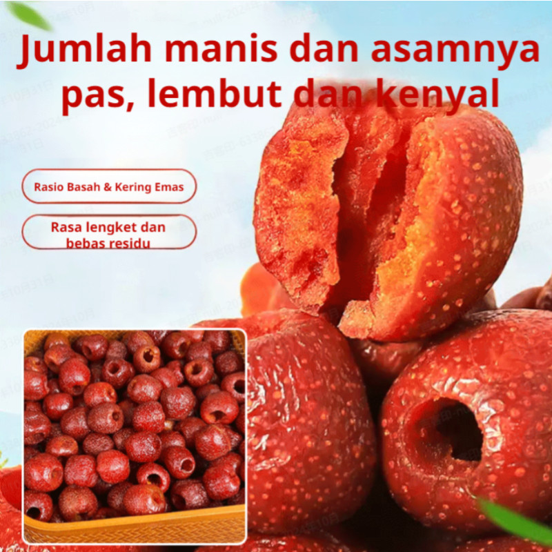 

【COD+Kirim Dalam 24 Jam】Hawthorn Berongga Tanpa Biji/Buah-buahan Keren Dunia Berongga dan Camilan Hawthorn Bebas Nukleus/Hawthorn Asam Manis Yang Menggugah Selera/Makanan Ringan Anak-Anak