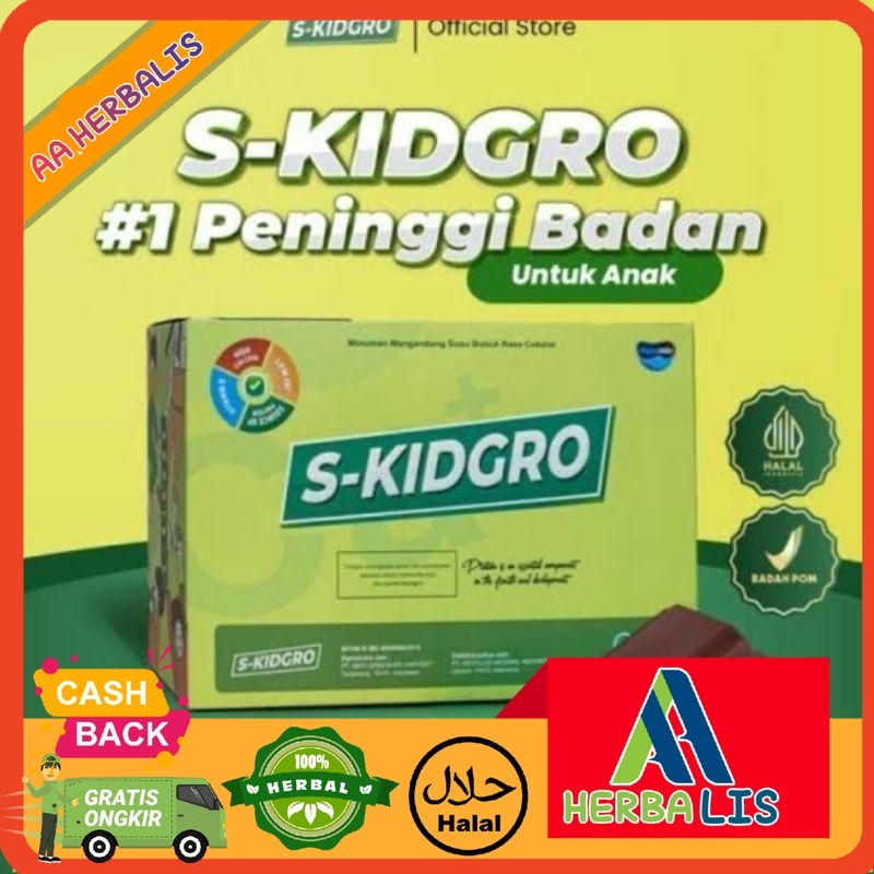 

TERLARIS S-KIDGRO SUSU PENINGGI BADAN TERBAIK UNTUK ANAK AMPUH TERBUKTI 1 Box 10 Sachet S KidGrow Meningkatkan pertumbuhan tinggi badan dan kecerdasan Otak